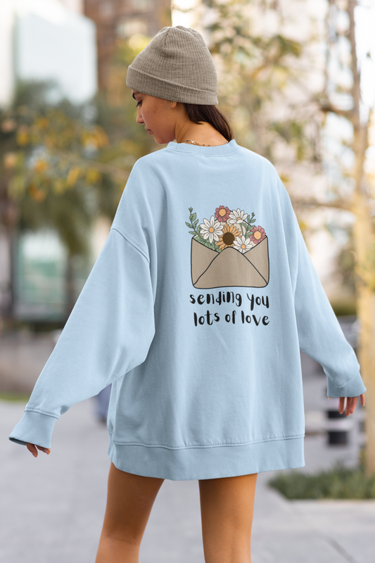 The Sending You Lots Of Love Fleece Sweatshirt