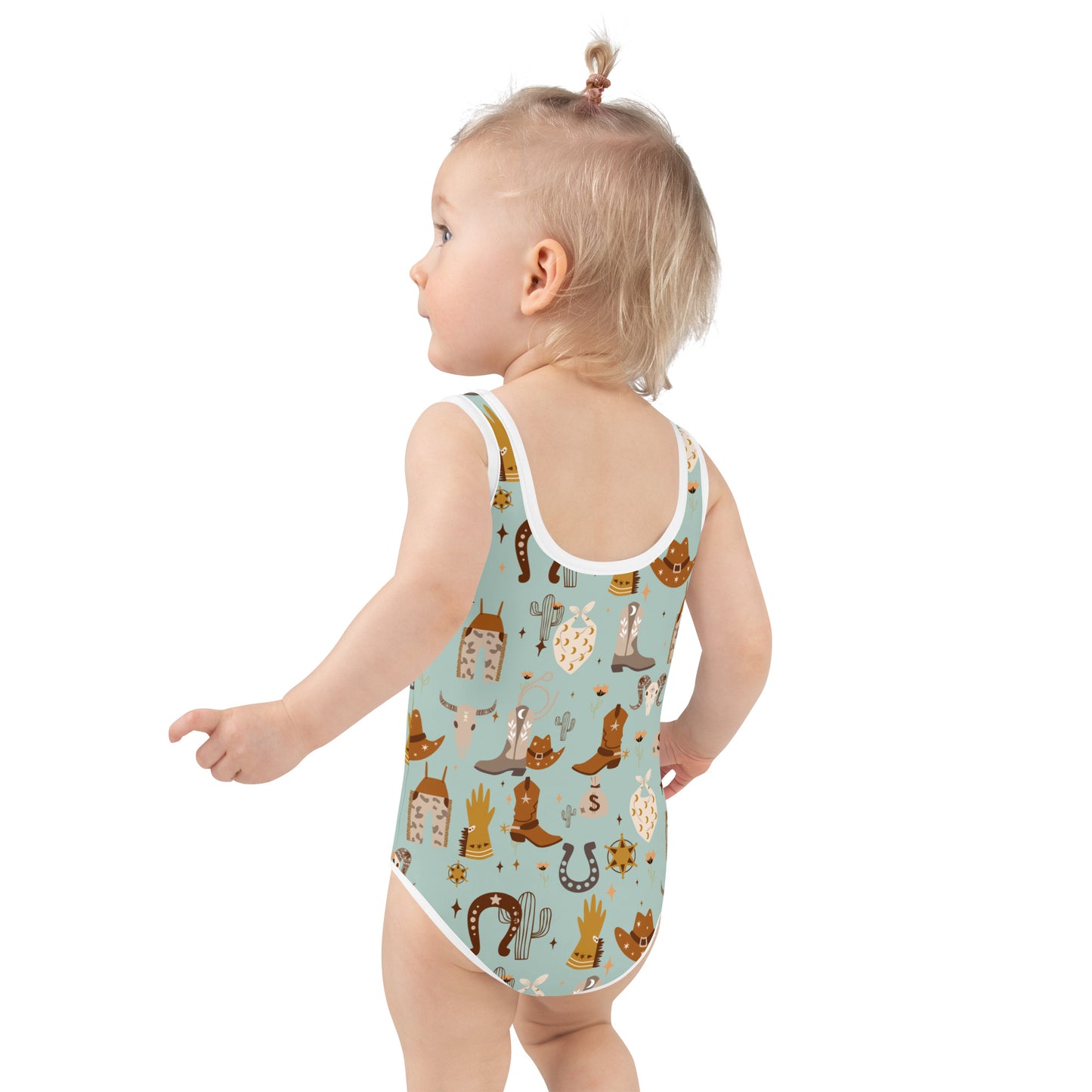 The Western Cowgirl Kids Swimsuit