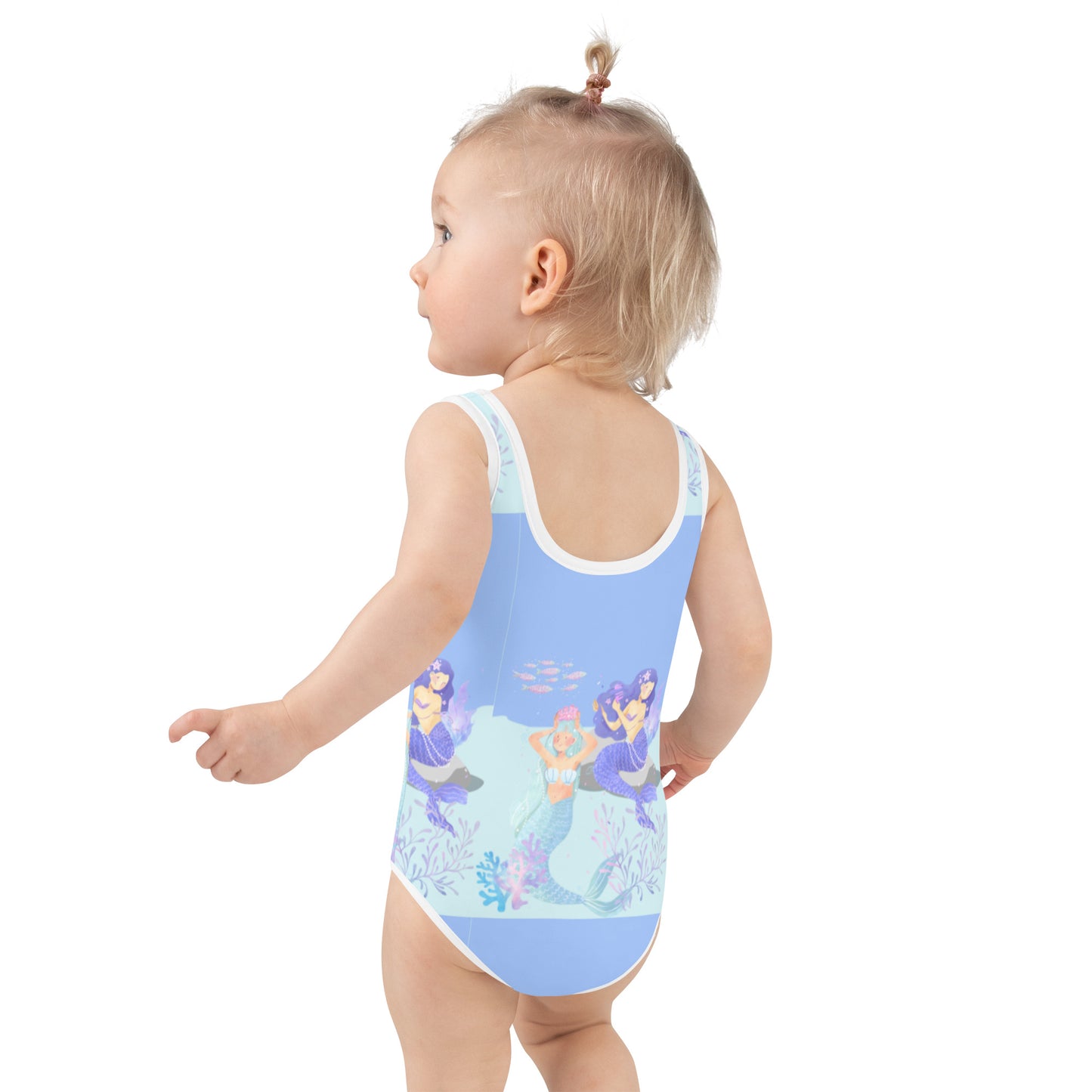 The In A World Full Of Fish Be A Mermaid Kids Swimsuit