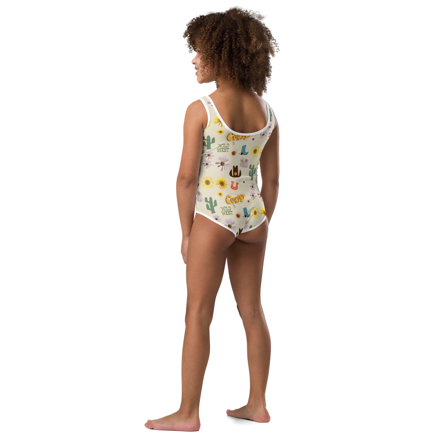 The Floral Cowgirl Kids Swimsuit