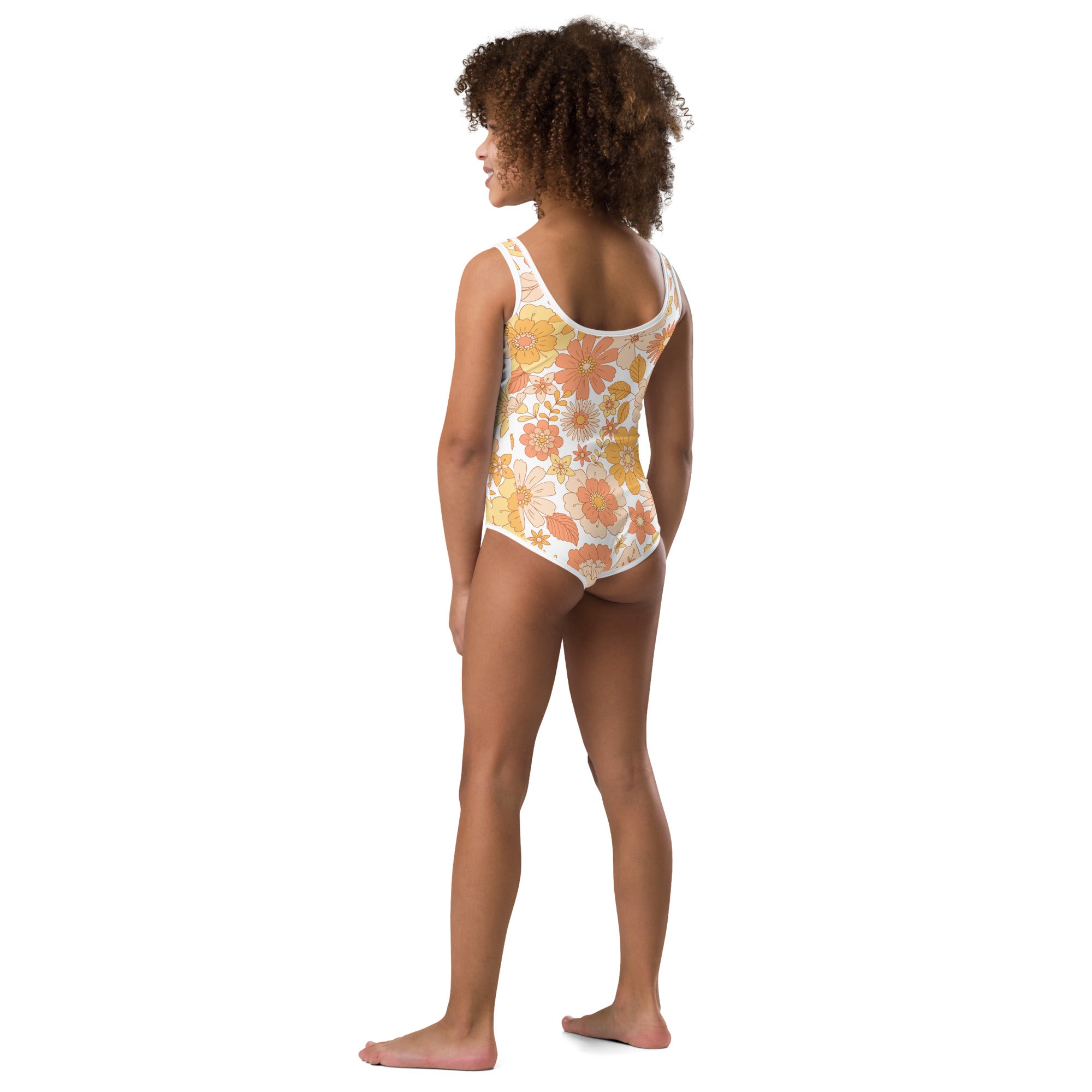 Kids hot sale white swimsuit