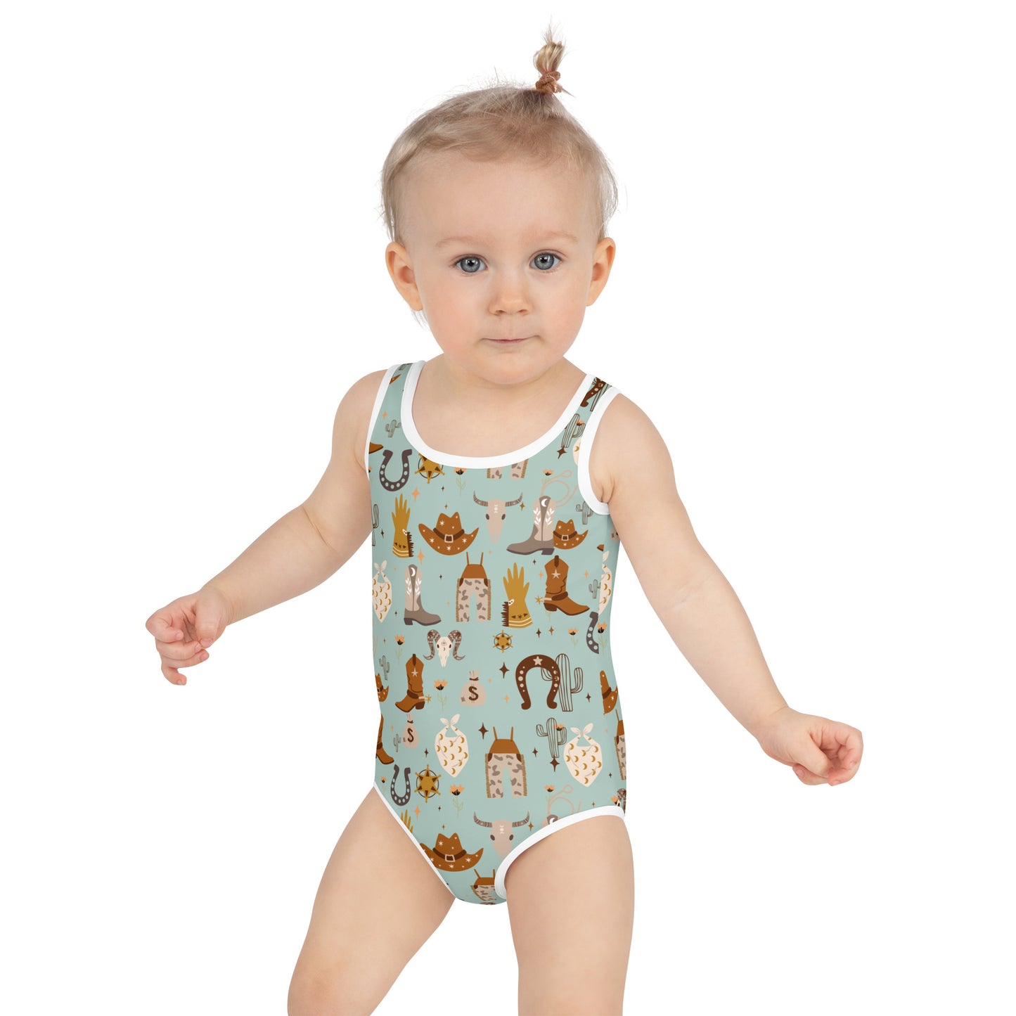 The Western Cowgirl Kids Swimsuit