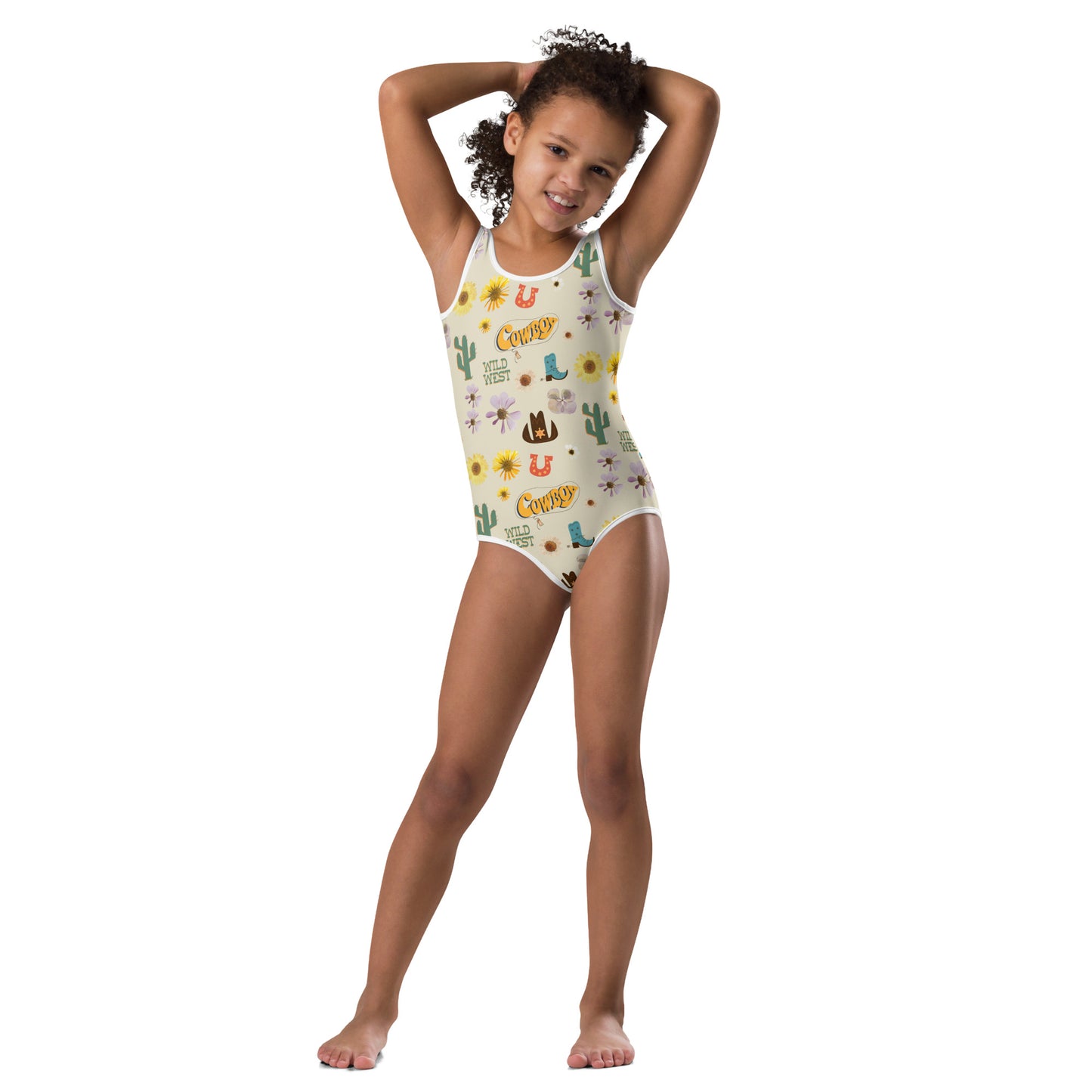 The Floral Cowgirl Kids Swimsuit