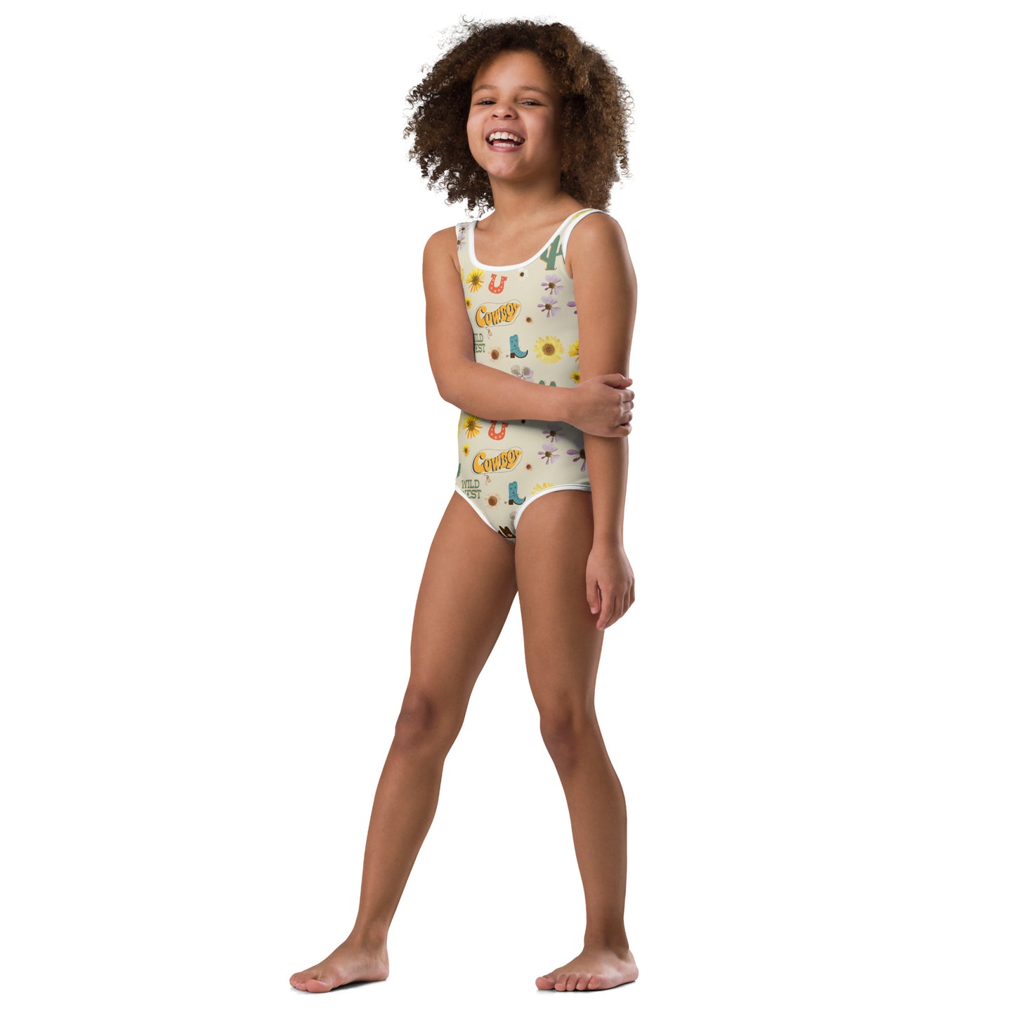 The Floral Cowgirl Kids Swimsuit