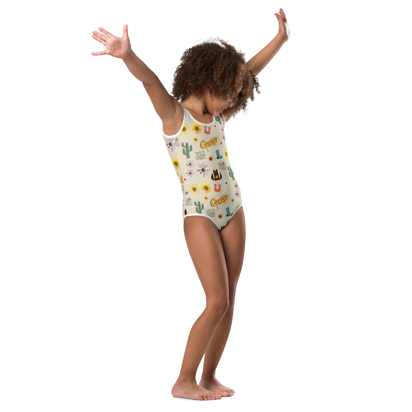 The Floral Cowgirl Kids Swimsuit