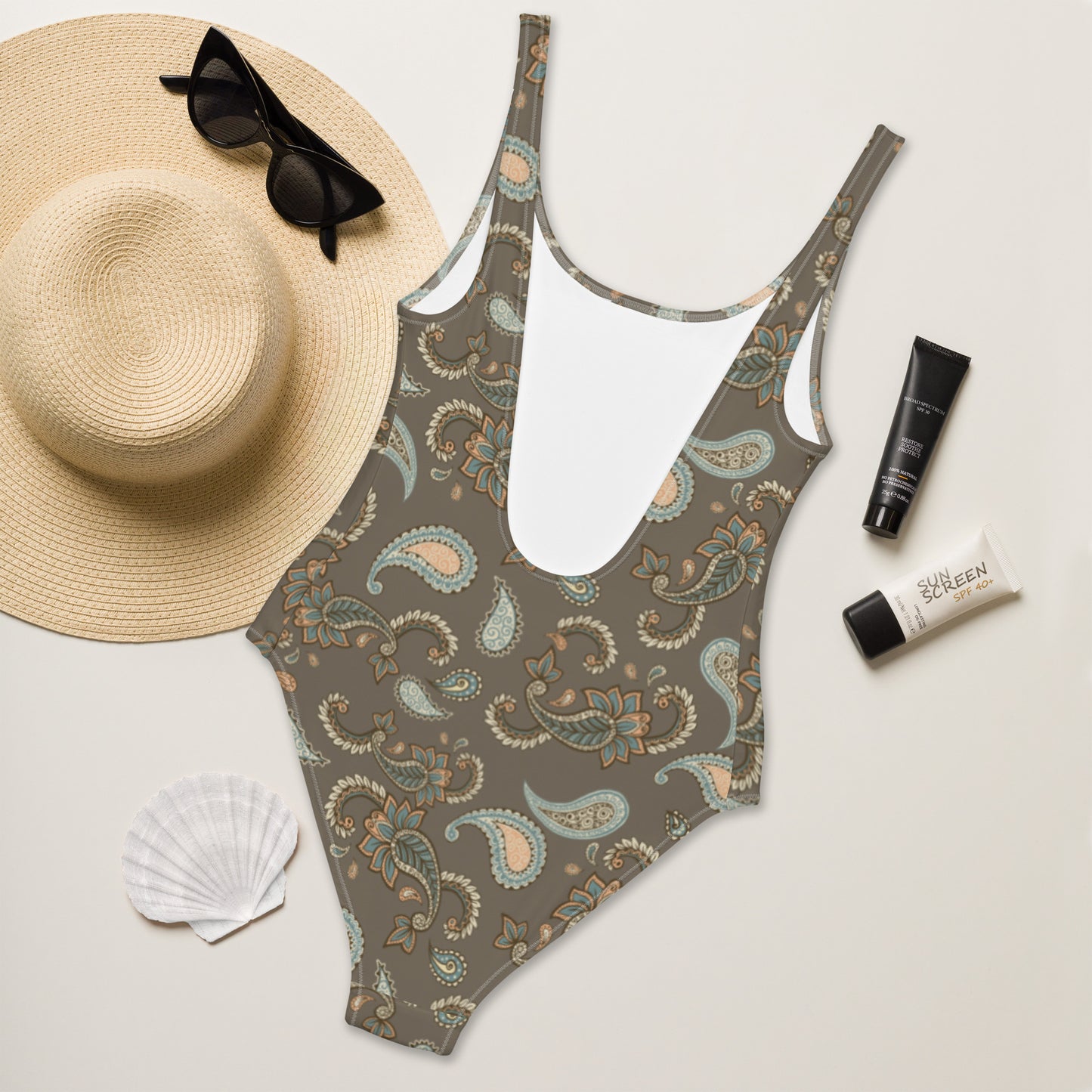 The Paisley One-Piece Swimsuit