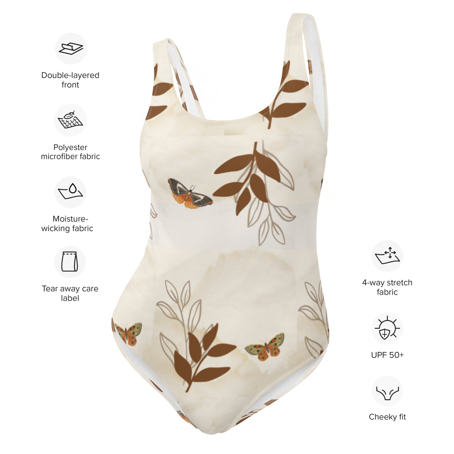 The Boho Butterfly One-Piece Swimsuit