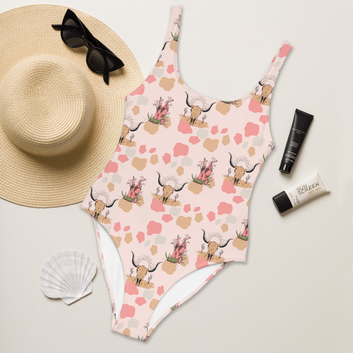 The Pretty In My Boots One-Piece Swimsuit