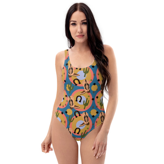 The Retro Cowgirl One-Piece Swimsuit