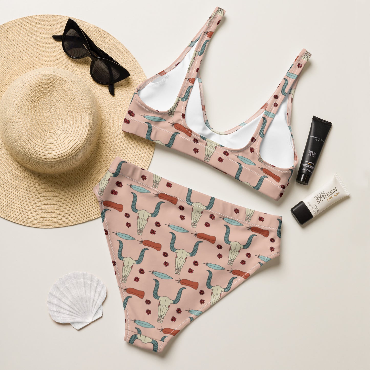 The Git Up Recycled High-Waisted Bikini