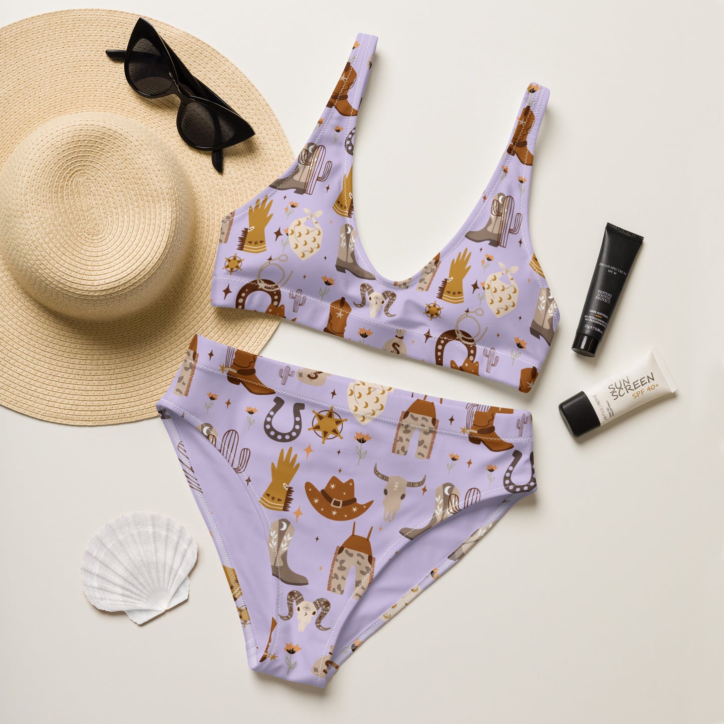 The Western Recycled High-Waisted Bikini