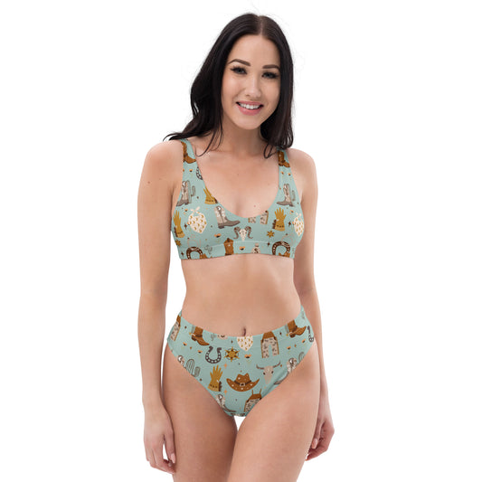 The Western Recycled High-Waisted Bikini