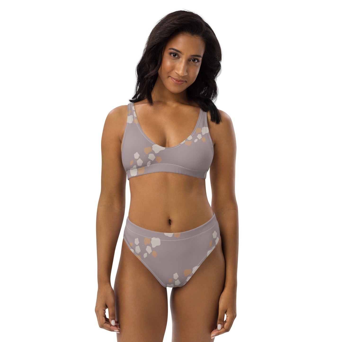 The Minimalistic Animal Recycled High-Waisted Bikini