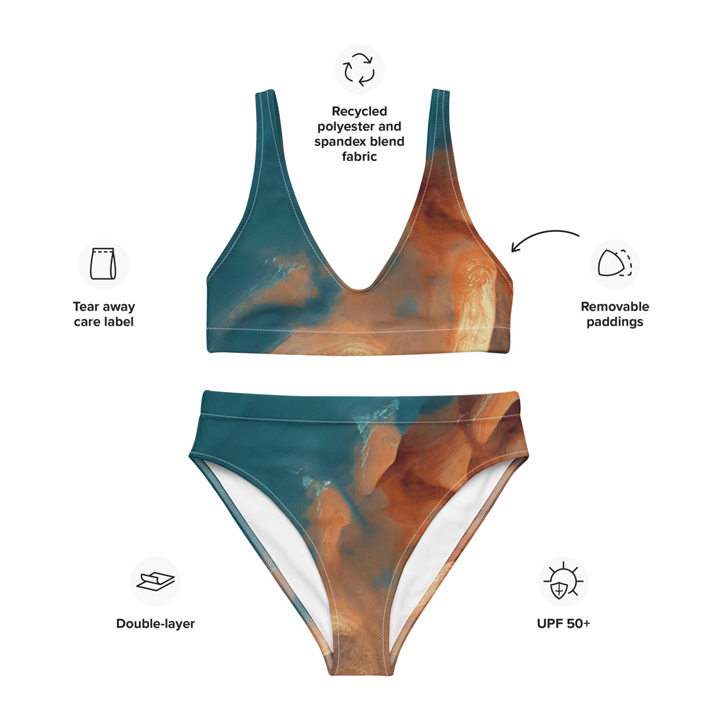 The Pure Bliss Recycled High-Waisted Bikini