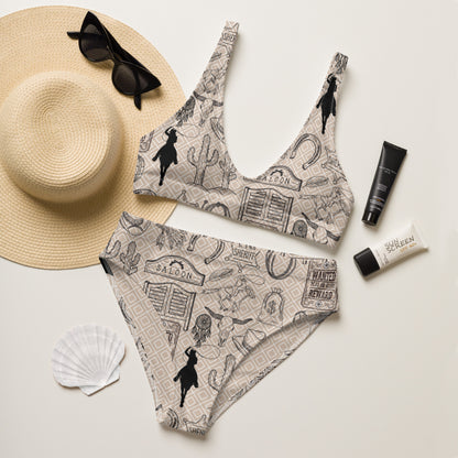 The Cowboy In Training Recycled High-Waisted Bikini