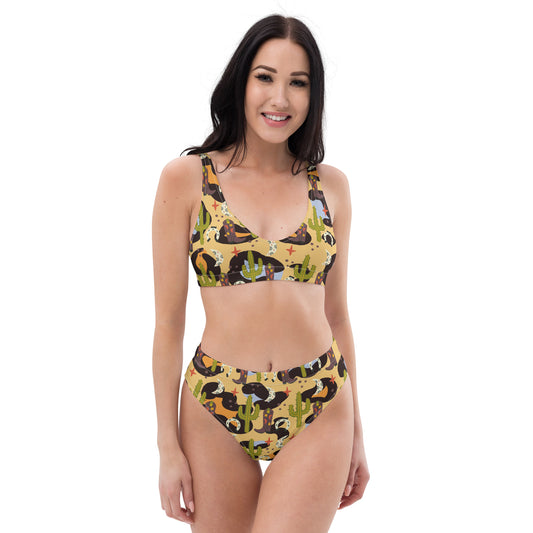 The Western Nights Recycled High-Waisted Bikini