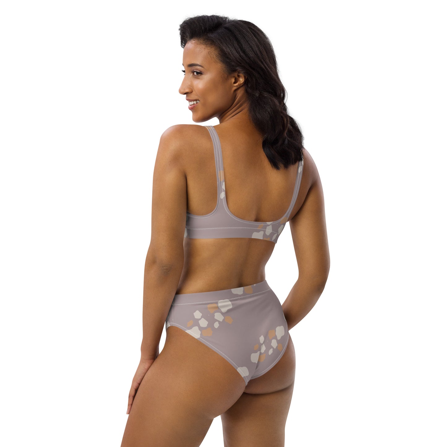 The Minimalistic Animal Recycled High-Waisted Bikini