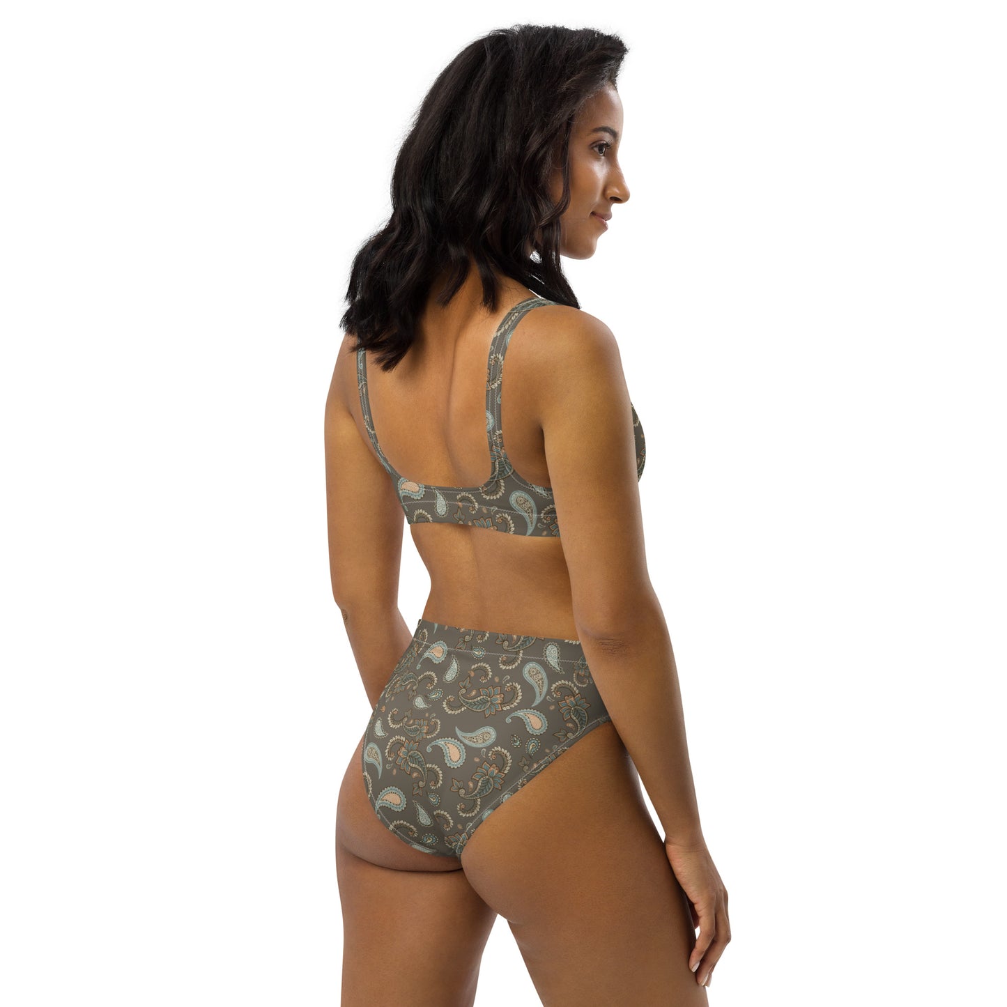 The Paisley Recycled High-Waisted Bikini