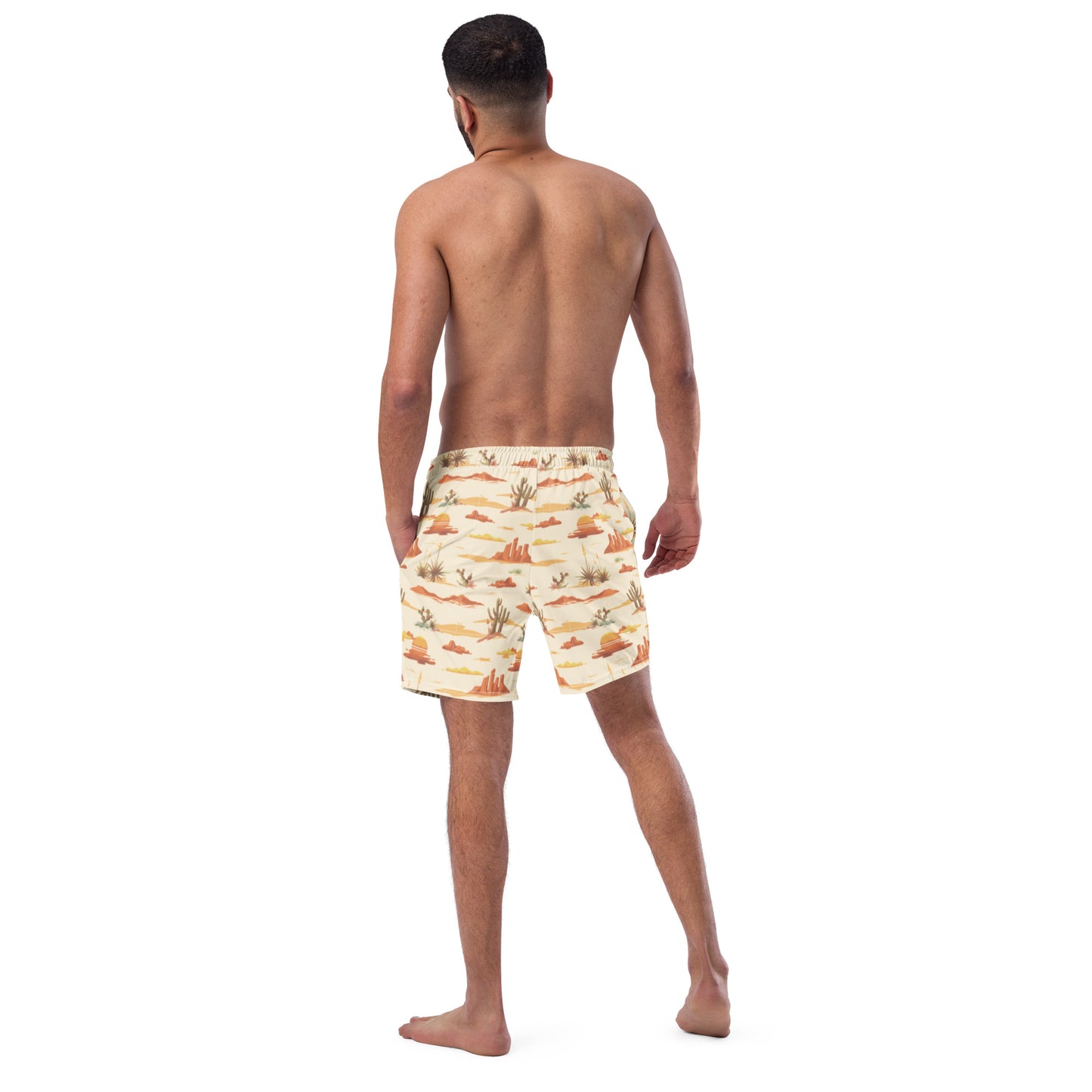 The Country Roads Men's Swim Trunks