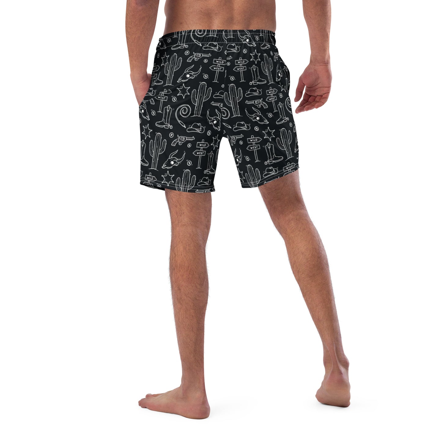 Men's Western Swim Trunks