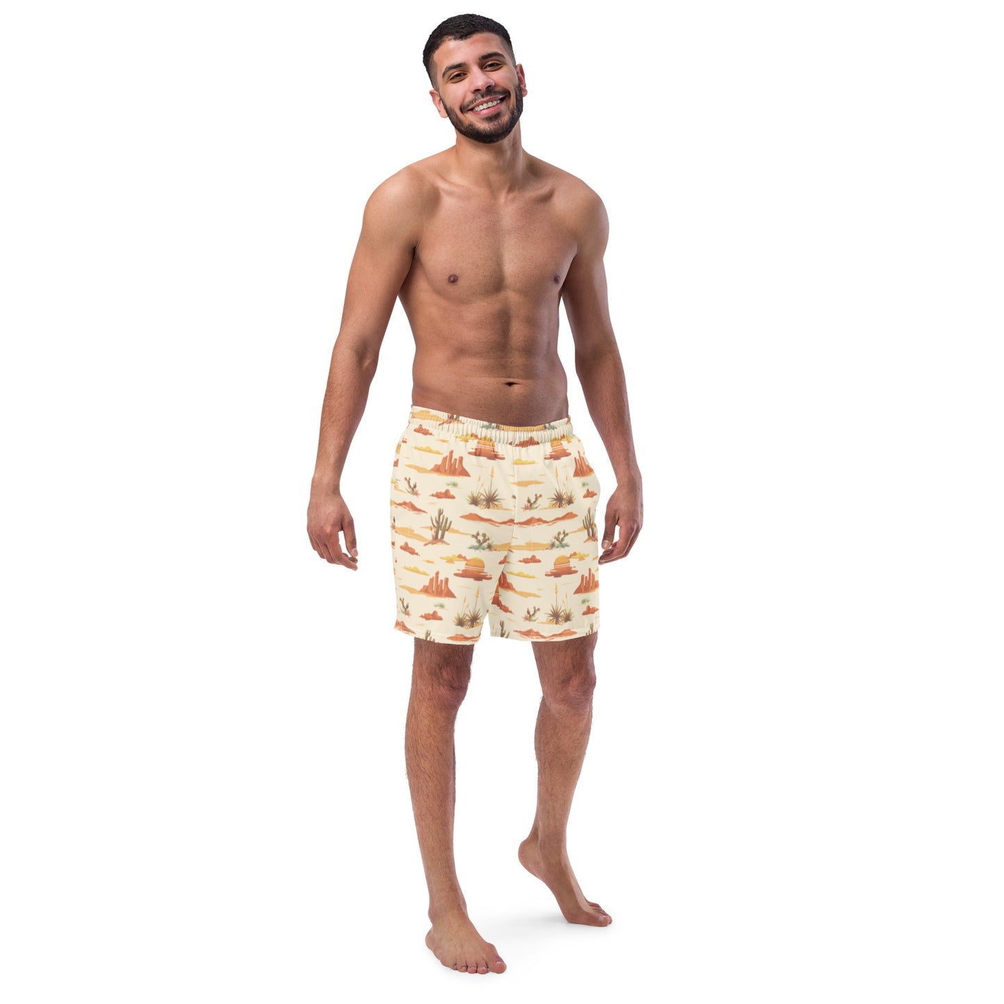 The Country Roads Men's Swim Trunks