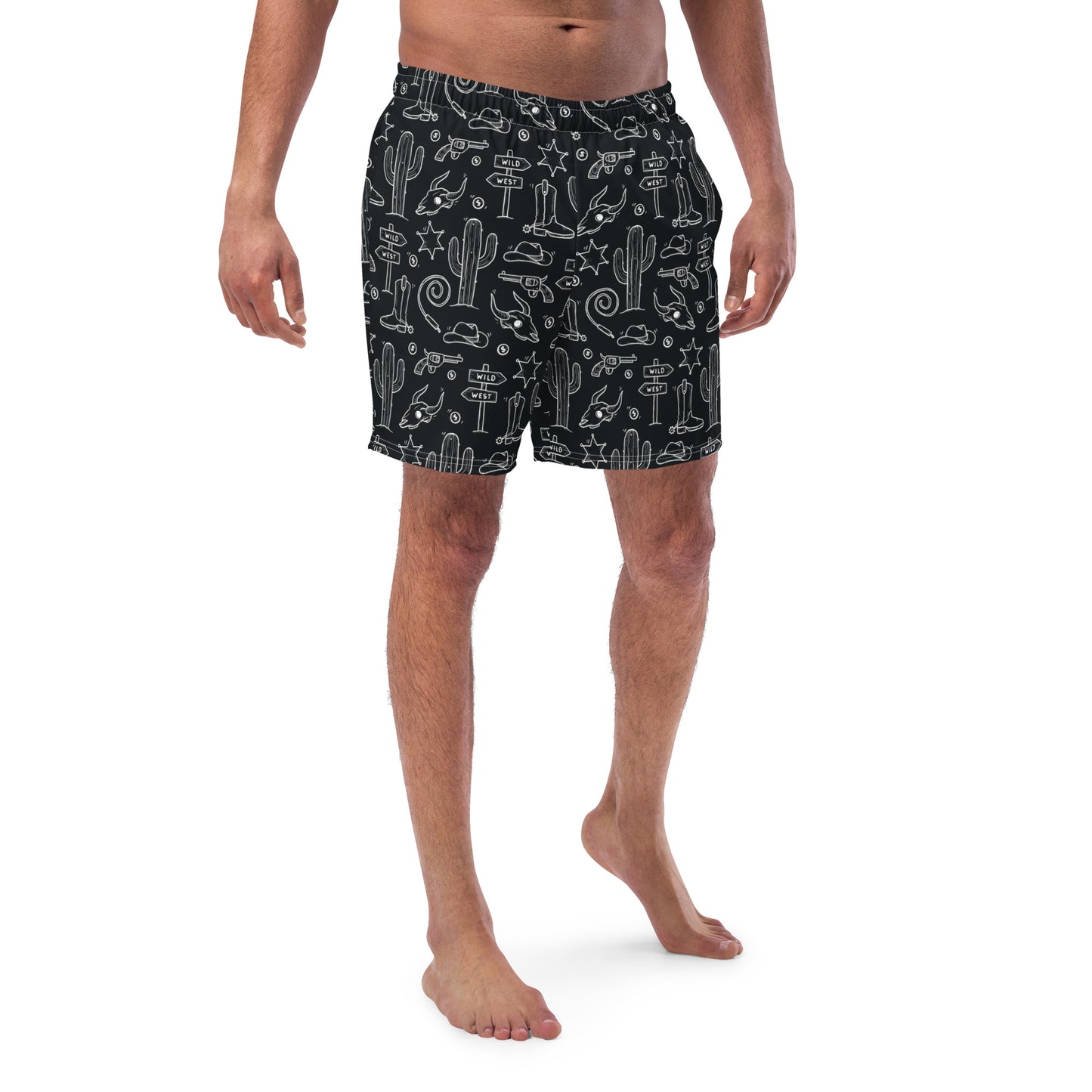 Men's Western Swim Trunks