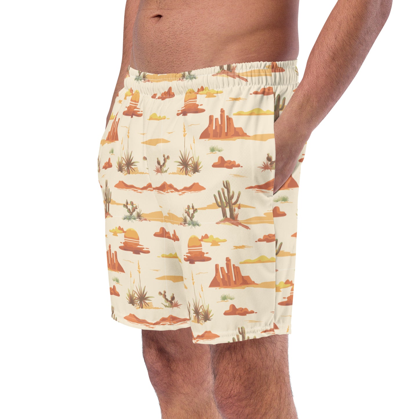 The Country Roads Men's Swim Trunks