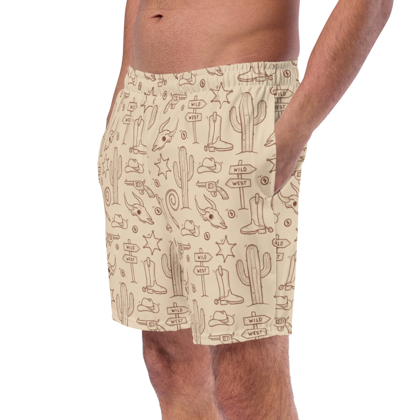 Men's Western Swim Trunks