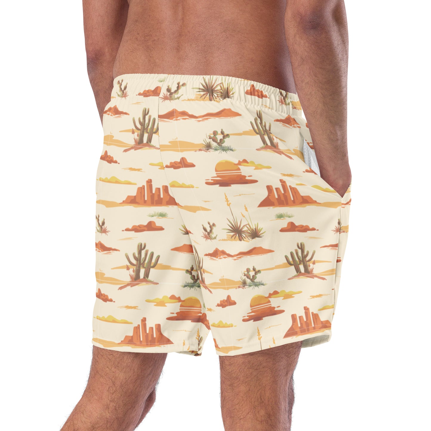 The Country Roads Men's Swim Trunks