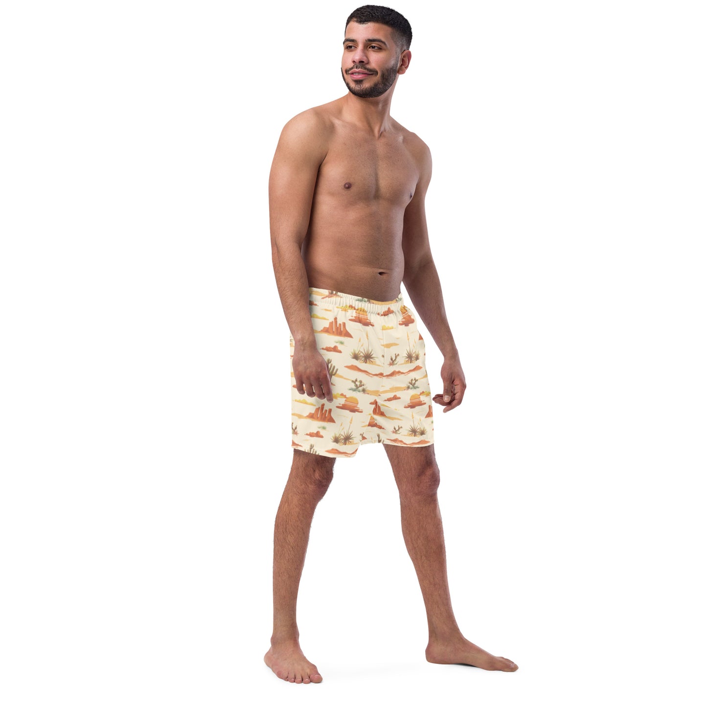 The Country Roads Men's Swim Trunks