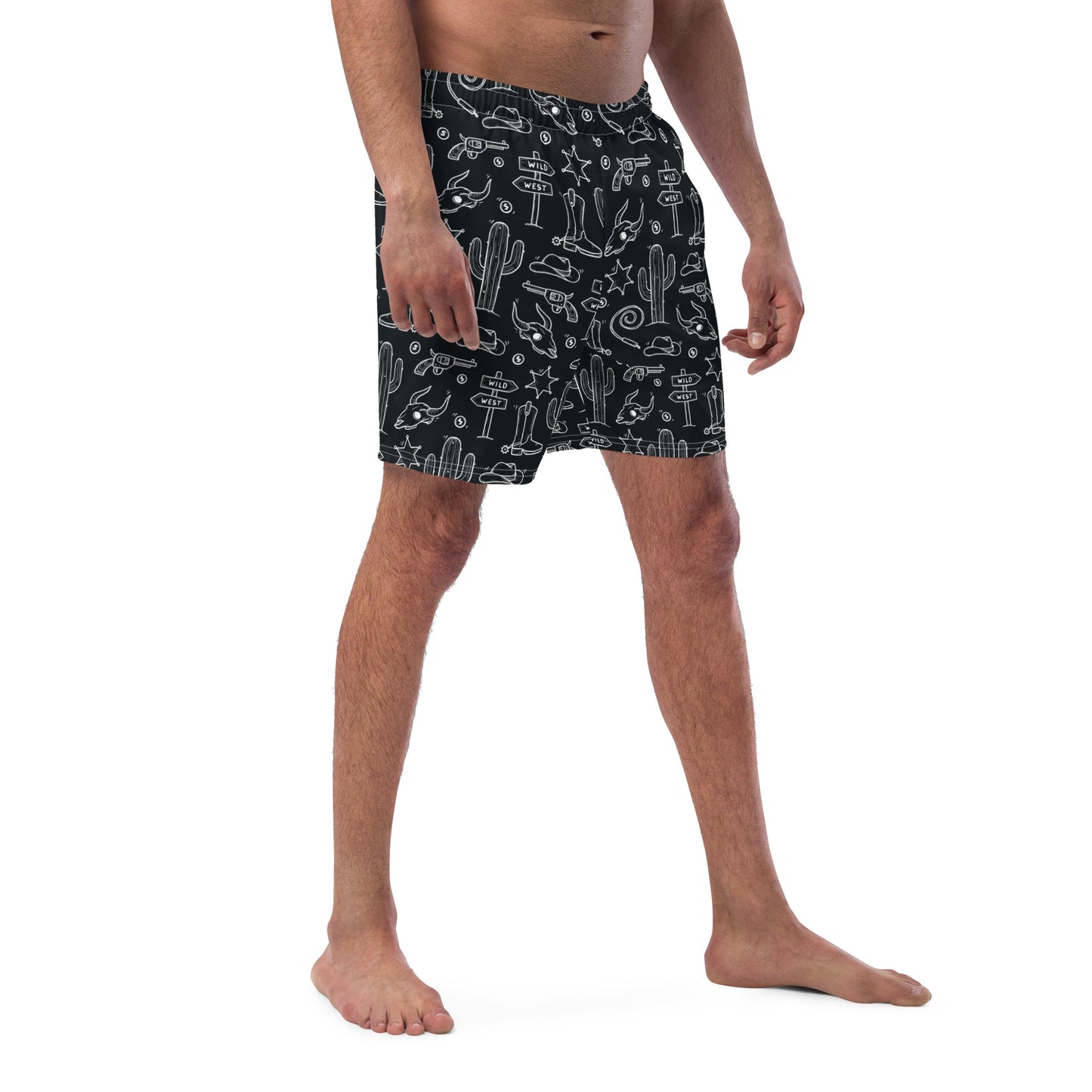 Men's Western Swim Trunks