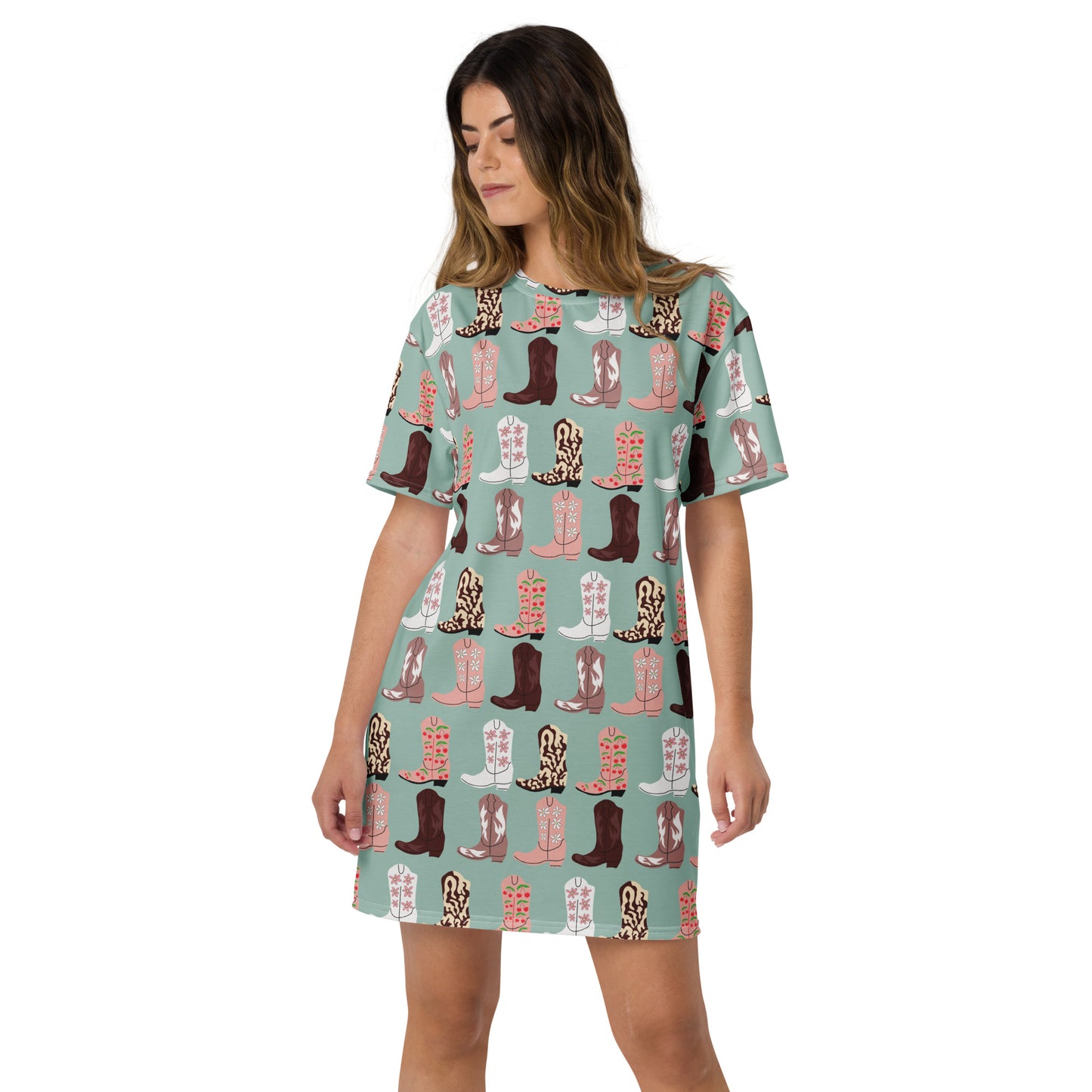 The Pretty In My Boots T-Shirt Dress