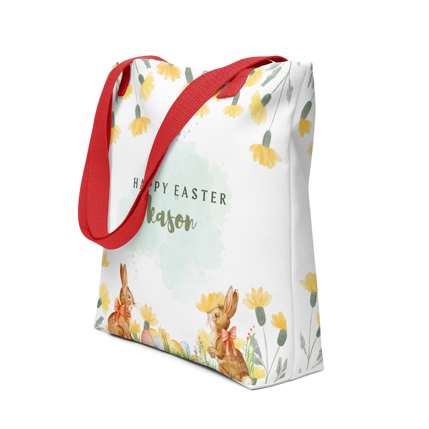 The Personalized Easter Tote Bag With Name