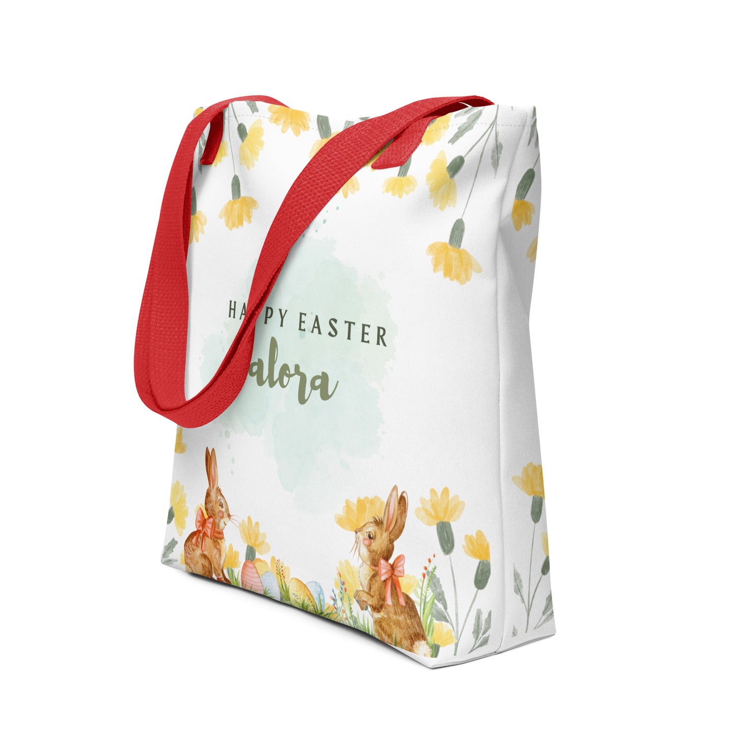 The Personalized Easter Tote Bag With Name