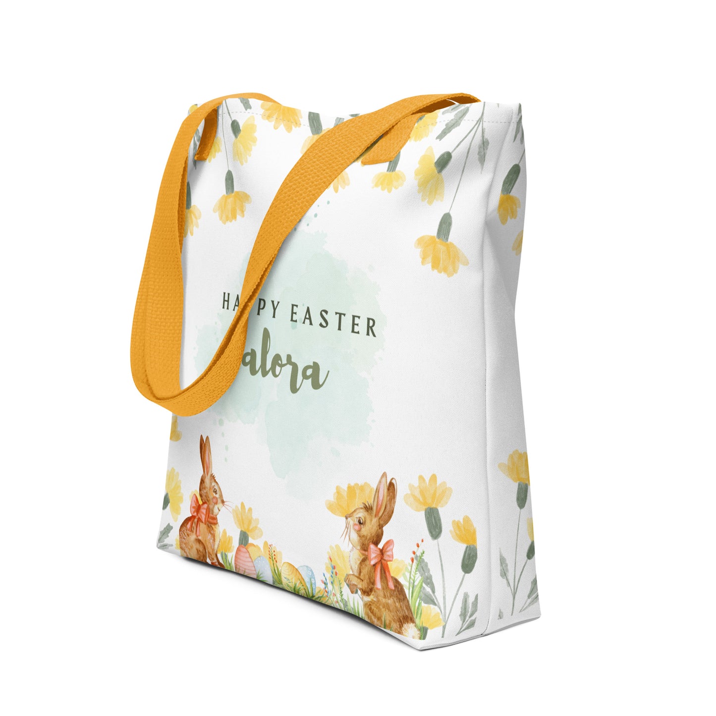 The Personalized Easter Tote Bag With Name