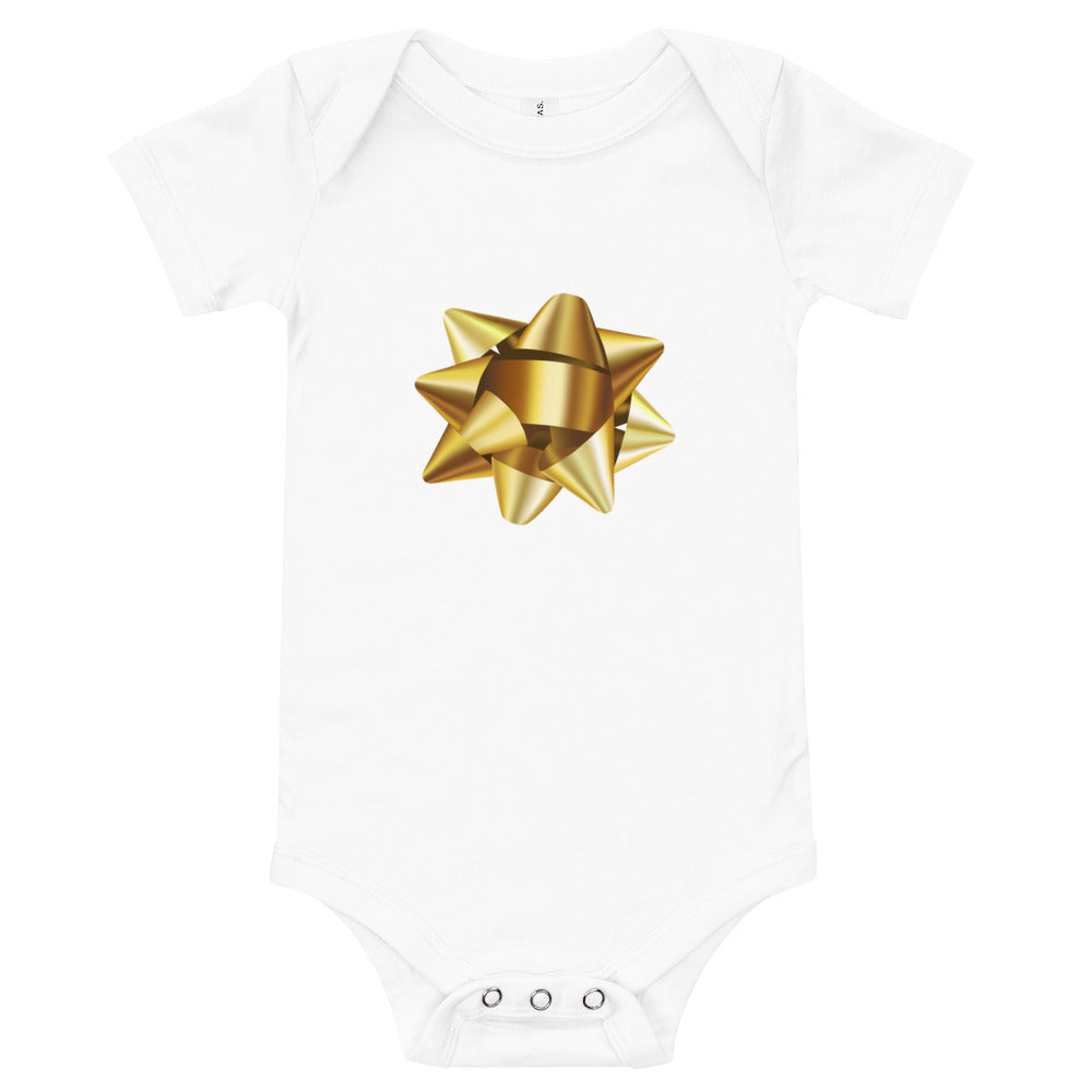 The Wrapped Present Holiday Baby Onesie