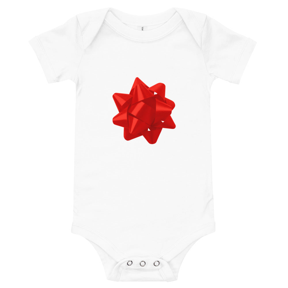 The Wrapped Present Holiday Baby Onesie