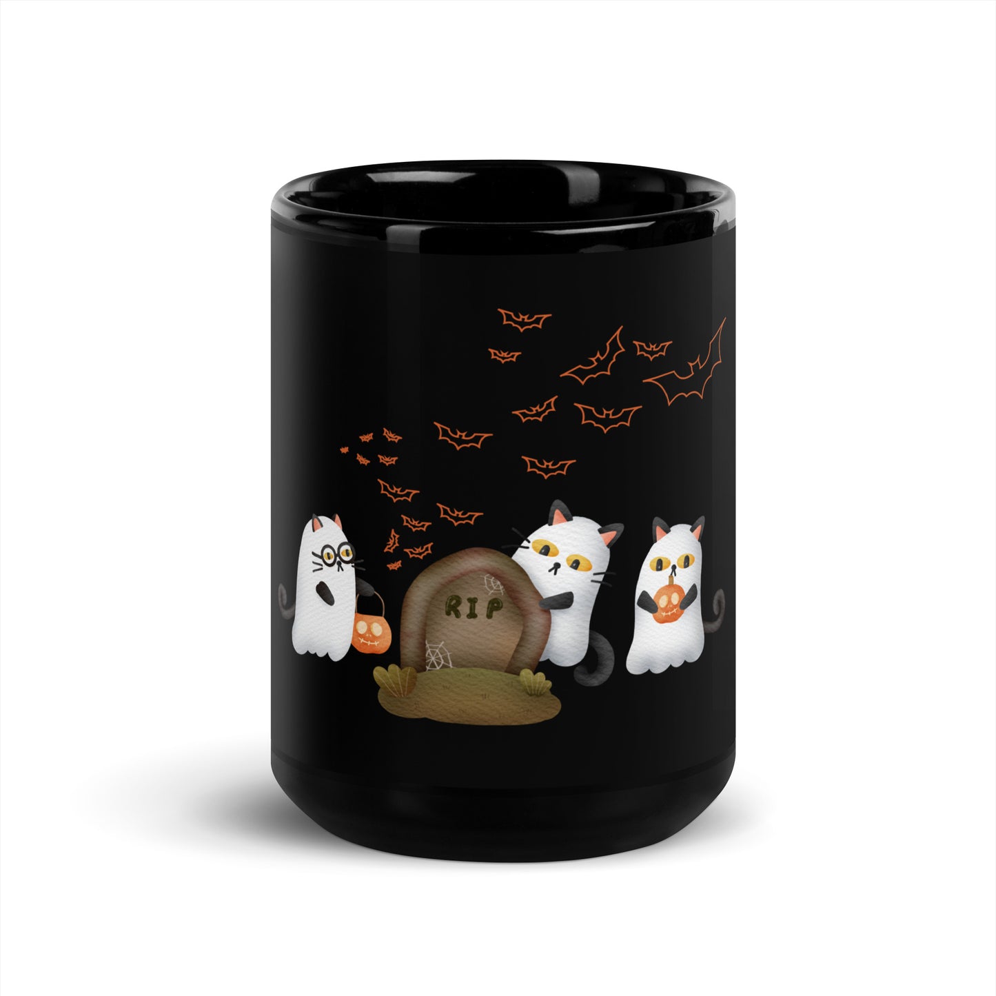 The Ghost Cat Halloween Mug Or Tumbler