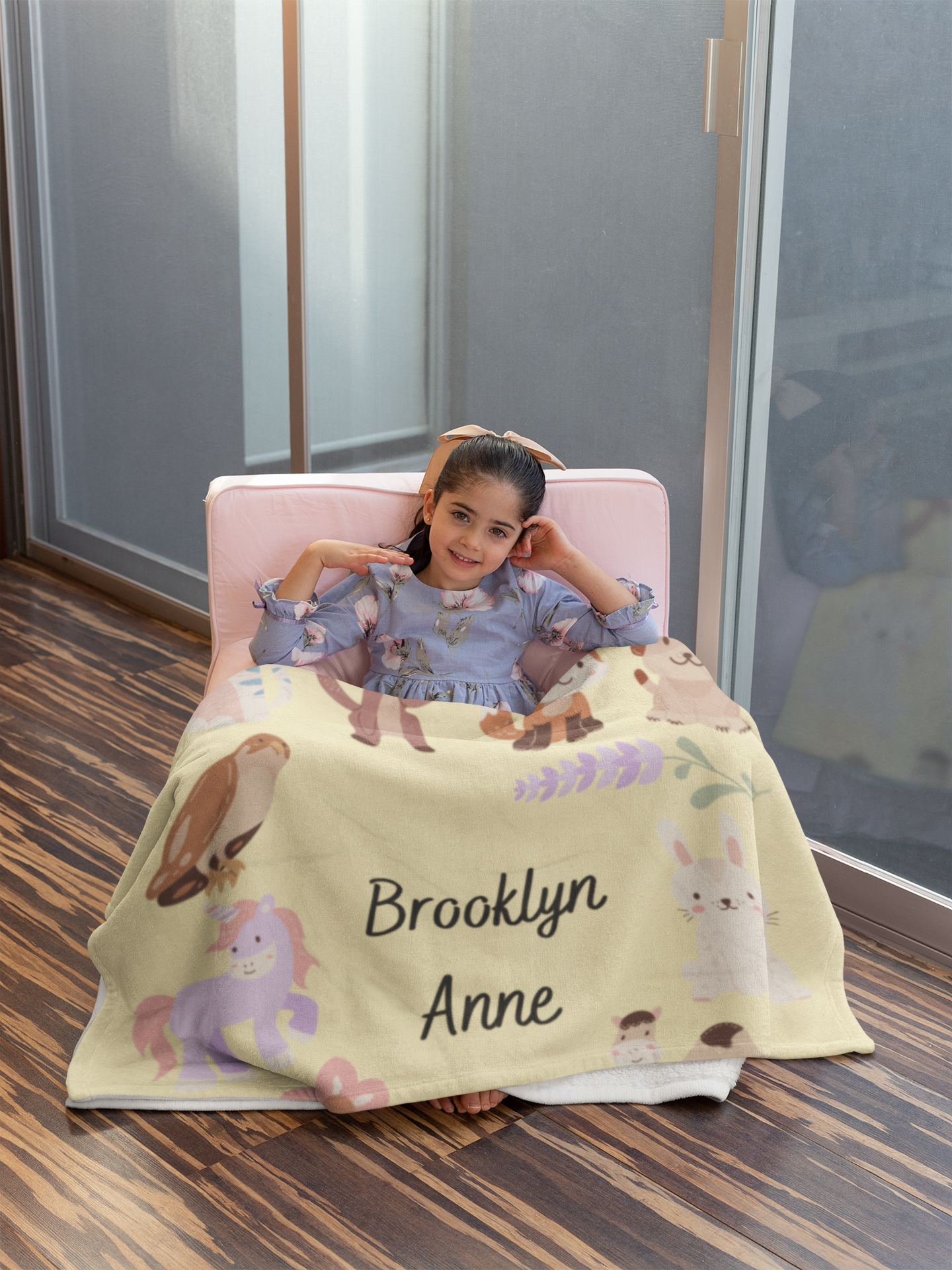 Personalized Children's Favorite Animals Blanket