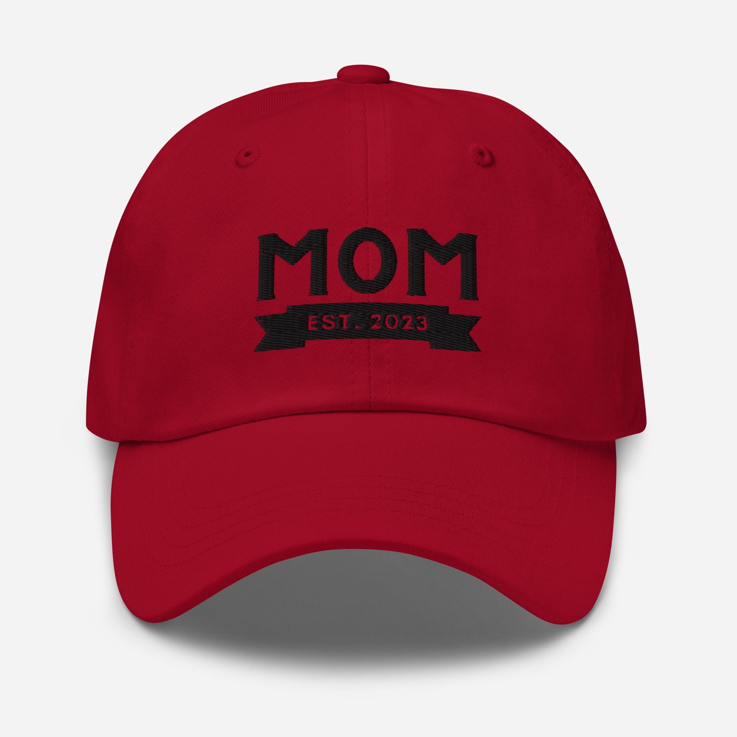 The New Mom Established 2023 Embroidered Baseball Hat