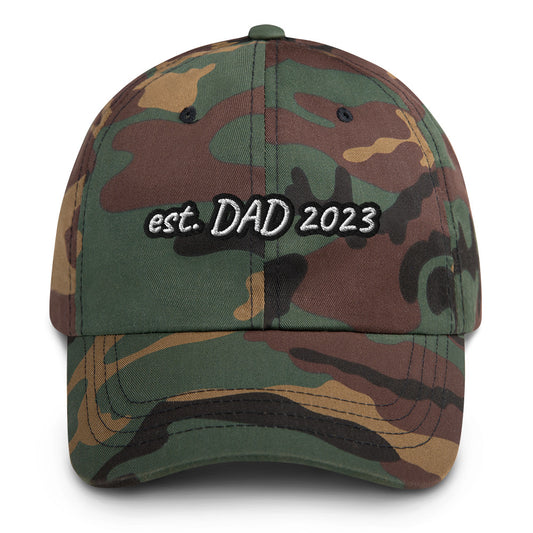 The New Dad Established 2023 Embroidered Hat