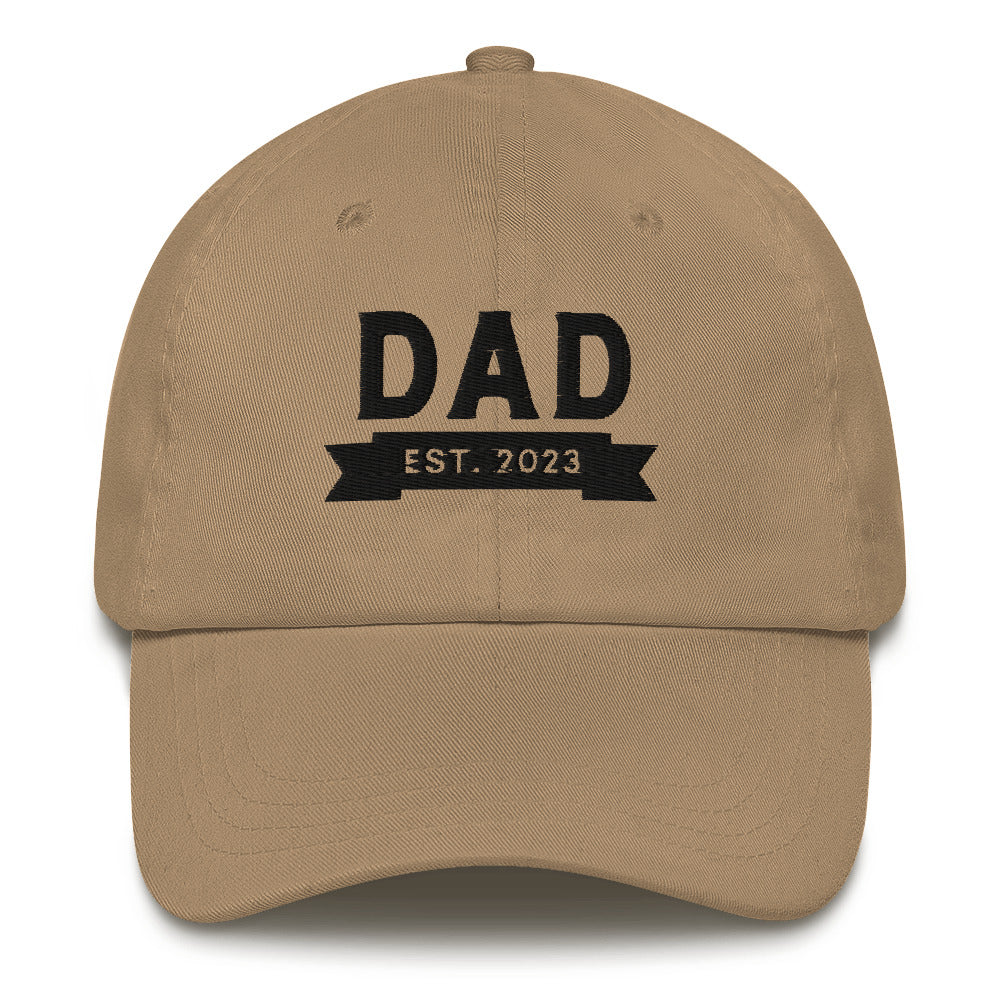 The New Dad Est 2023 Embroidered Baseball Hat