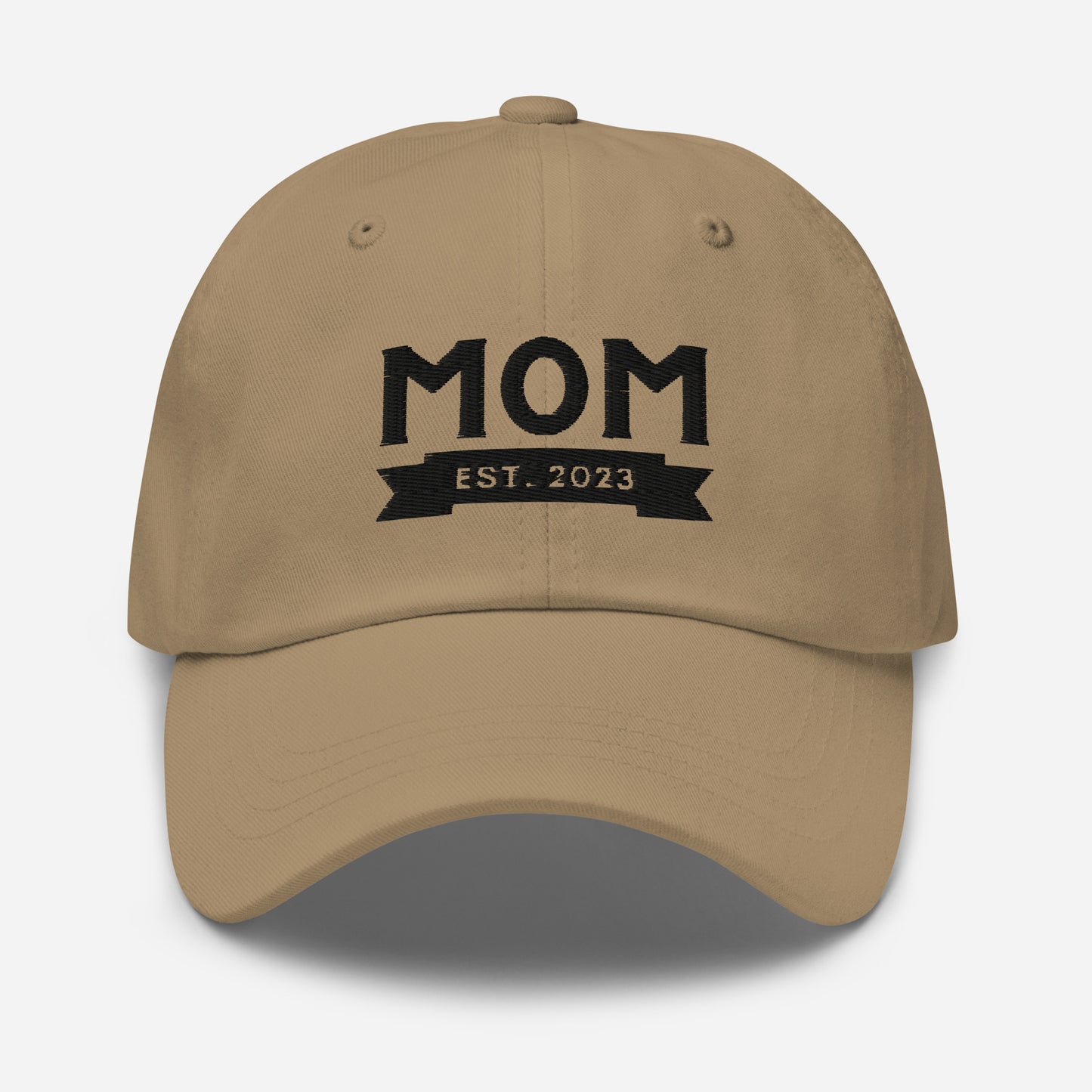 The New Mom Established 2023 Embroidered Baseball Hat