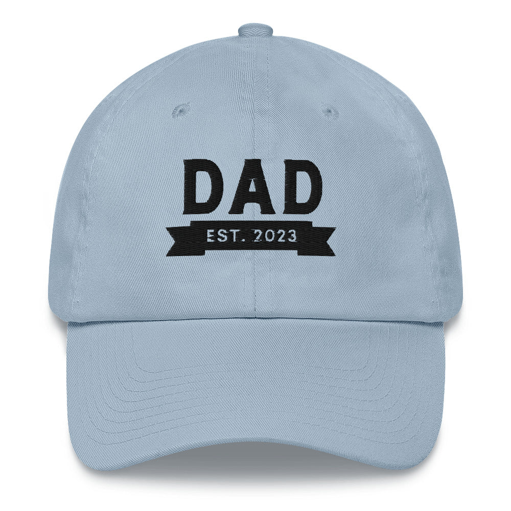 The New Dad Est 2023 Embroidered Baseball Hat