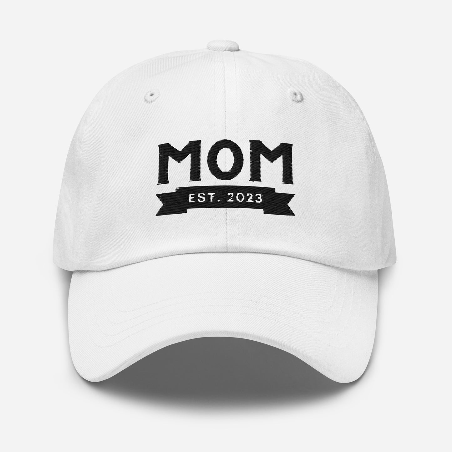 The New Mom Established 2023 Embroidered Baseball Hat