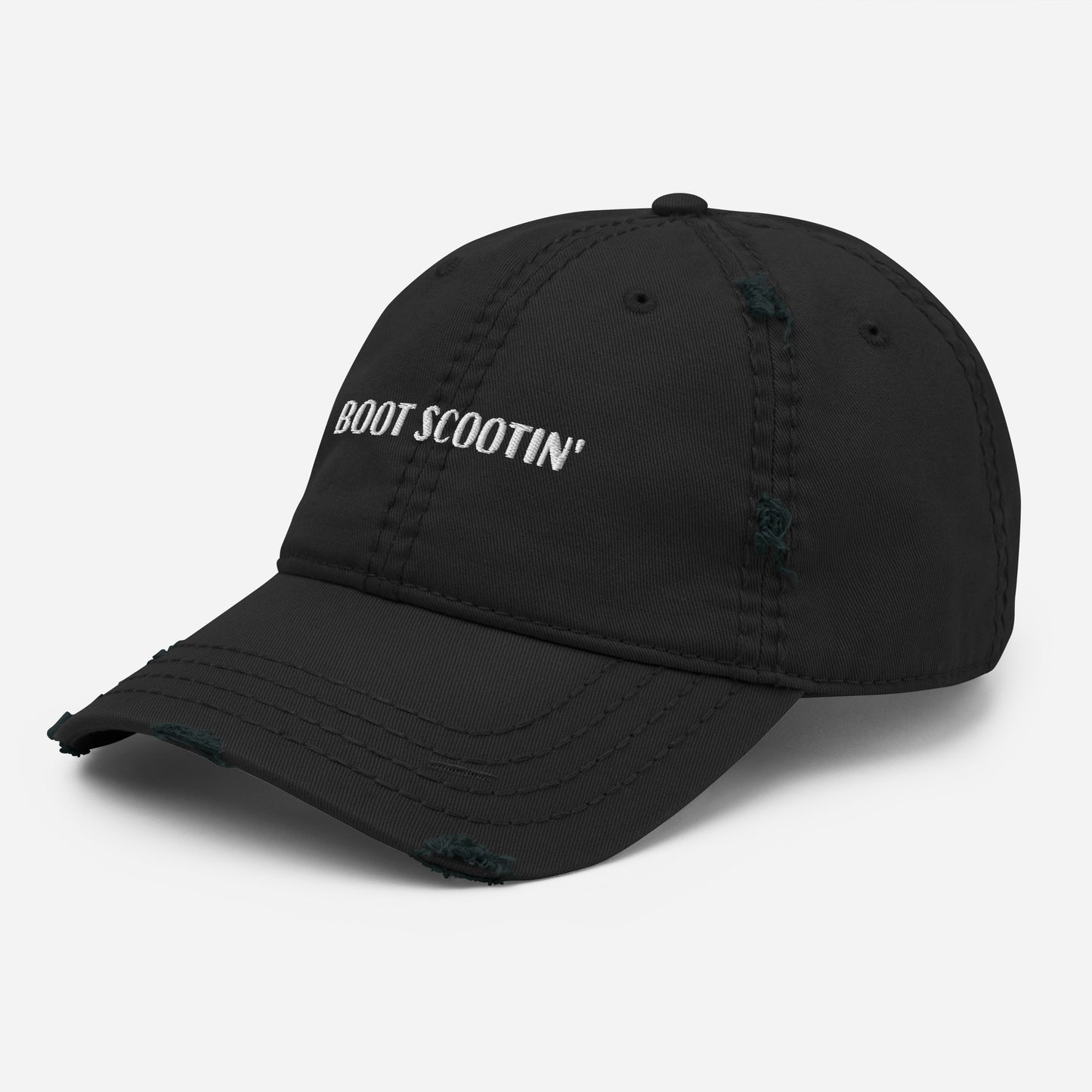 The Boot Scootin' Distressed Dad Hat