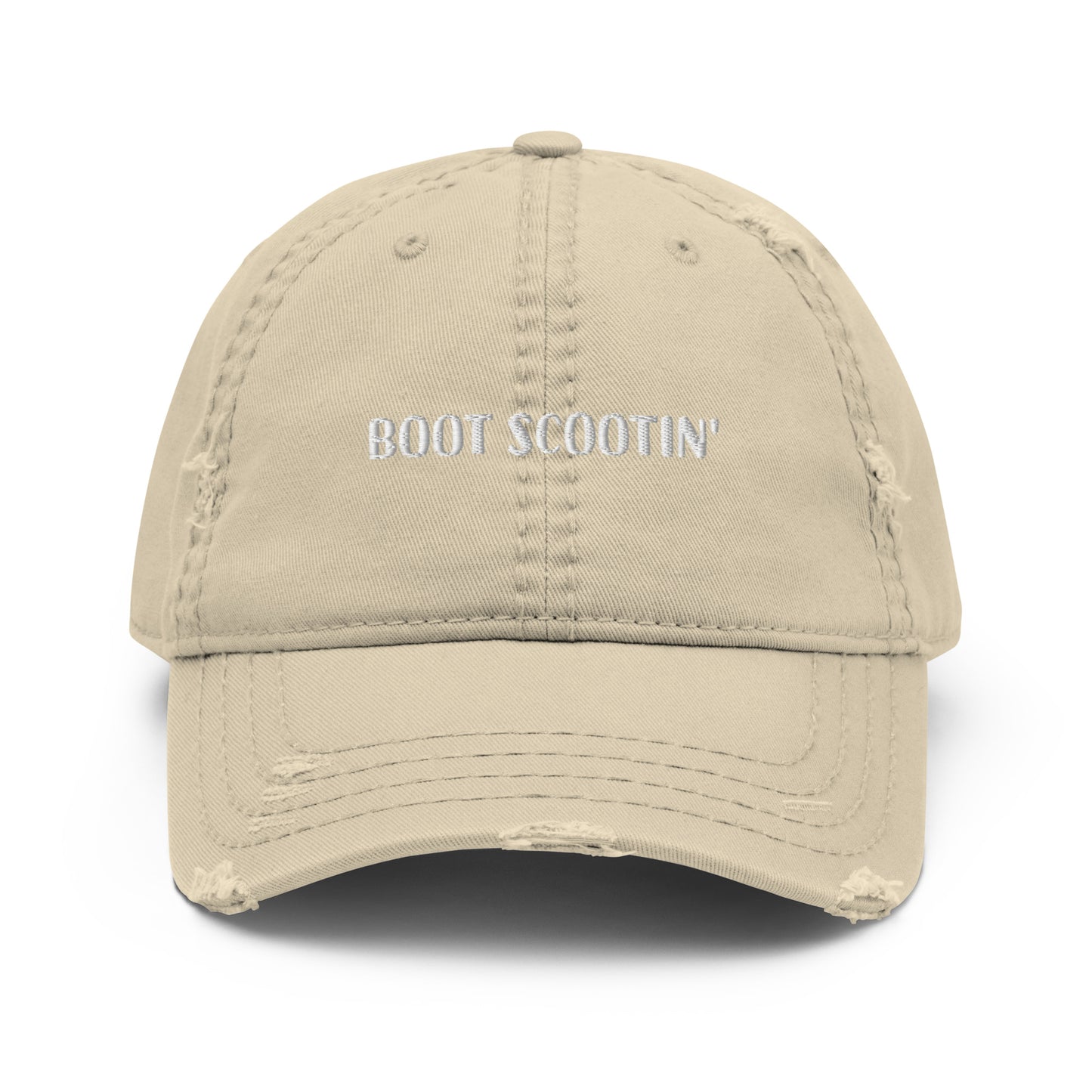 The Boot Scootin' Distressed Dad Hat