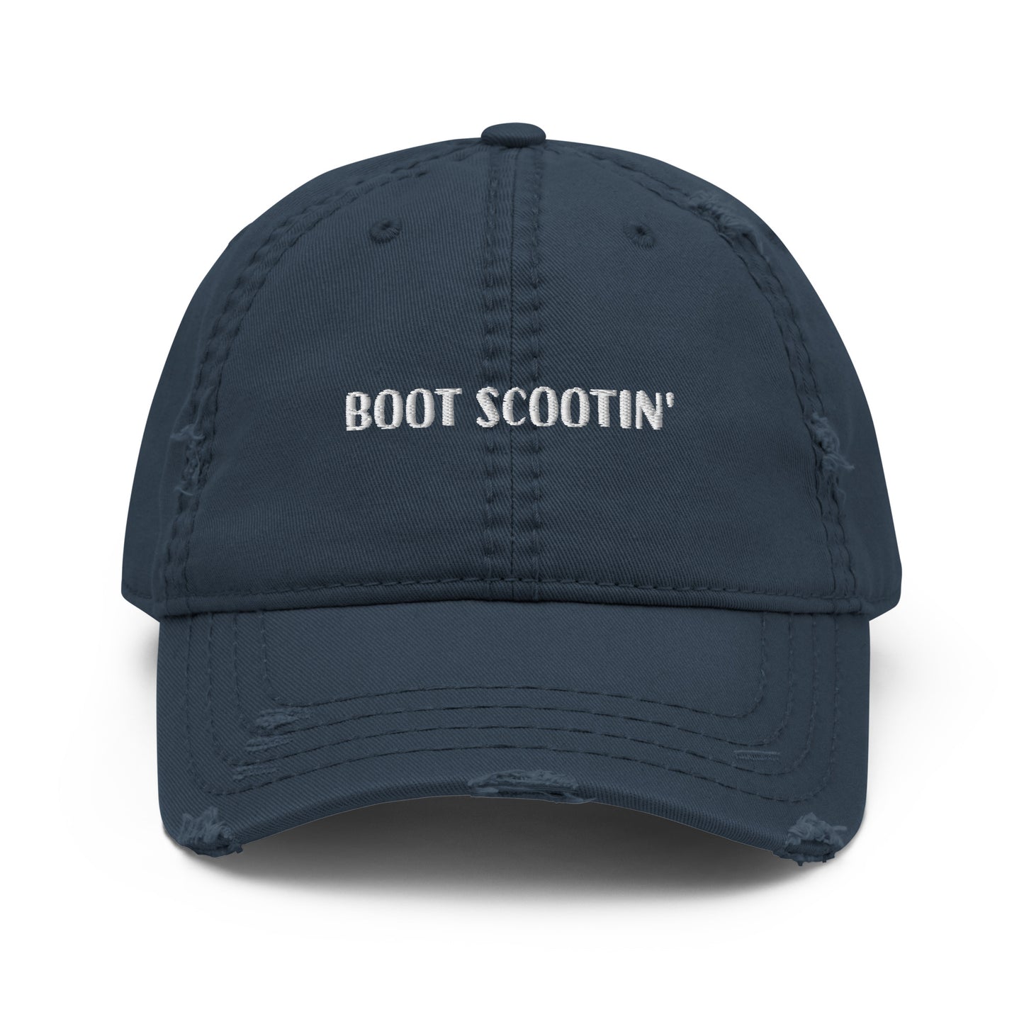 The Boot Scootin' Distressed Dad Hat