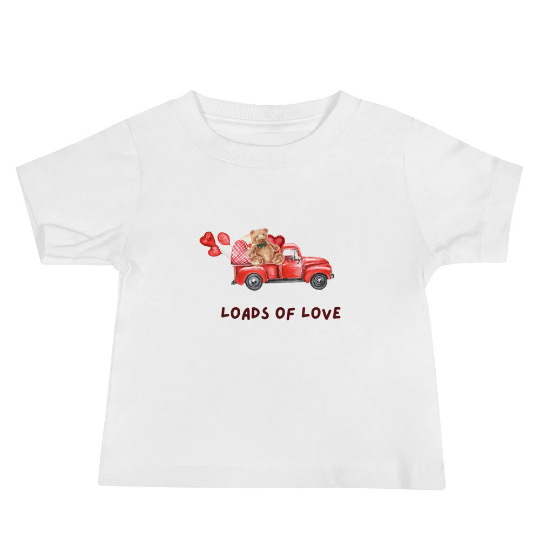 The Loads Of Love Valentine Onesie or Tee