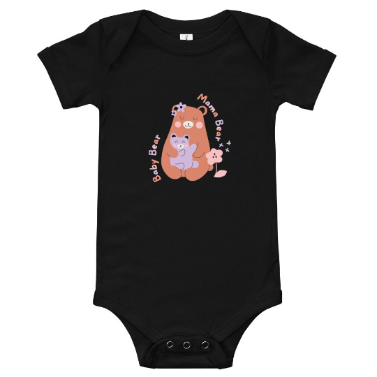 The Mama Bear Baby Bear Onesie, 100% Cotton